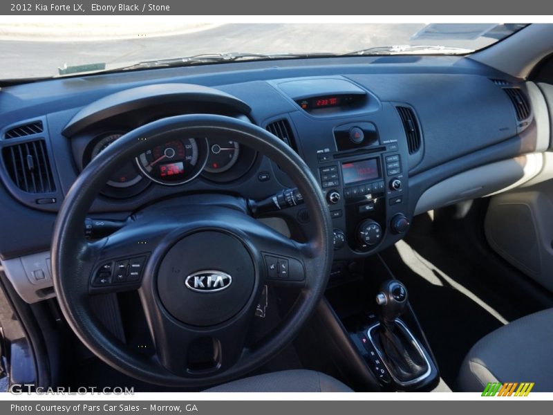 Ebony Black / Stone 2012 Kia Forte LX