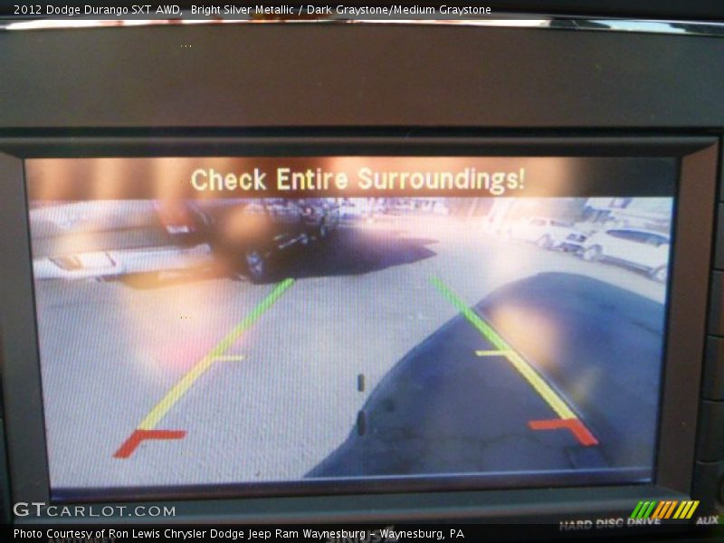 Bright Silver Metallic / Dark Graystone/Medium Graystone 2012 Dodge Durango SXT AWD