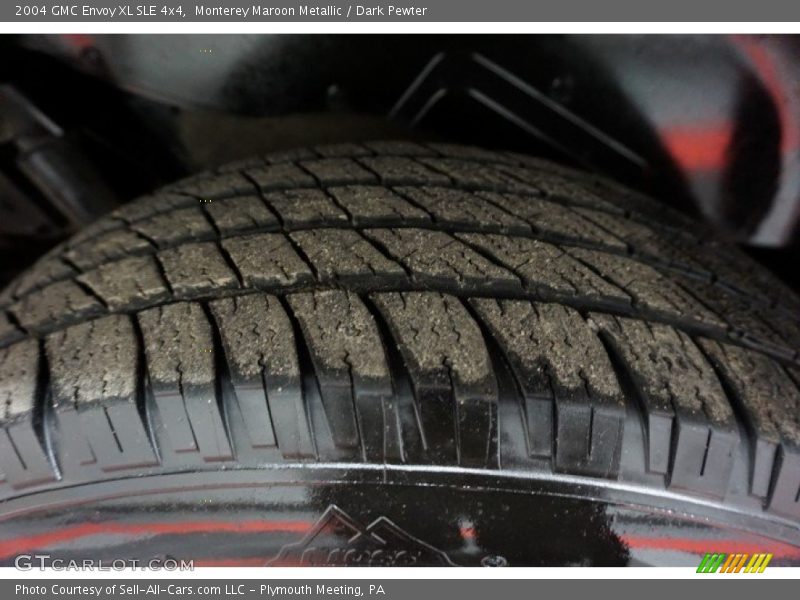 Monterey Maroon Metallic / Dark Pewter 2004 GMC Envoy XL SLE 4x4