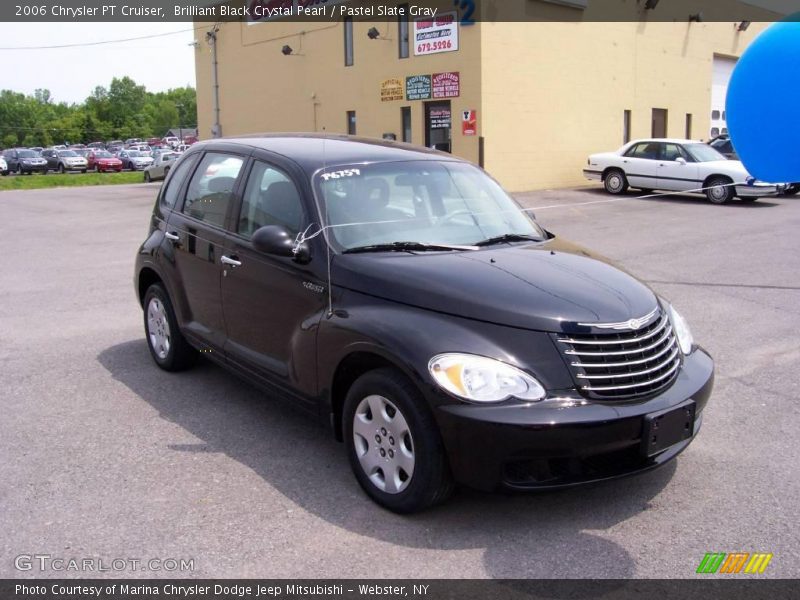 Brilliant Black Crystal Pearl / Pastel Slate Gray 2006 Chrysler PT Cruiser