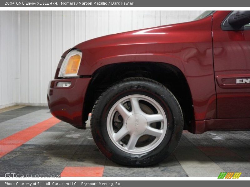Monterey Maroon Metallic / Dark Pewter 2004 GMC Envoy XL SLE 4x4