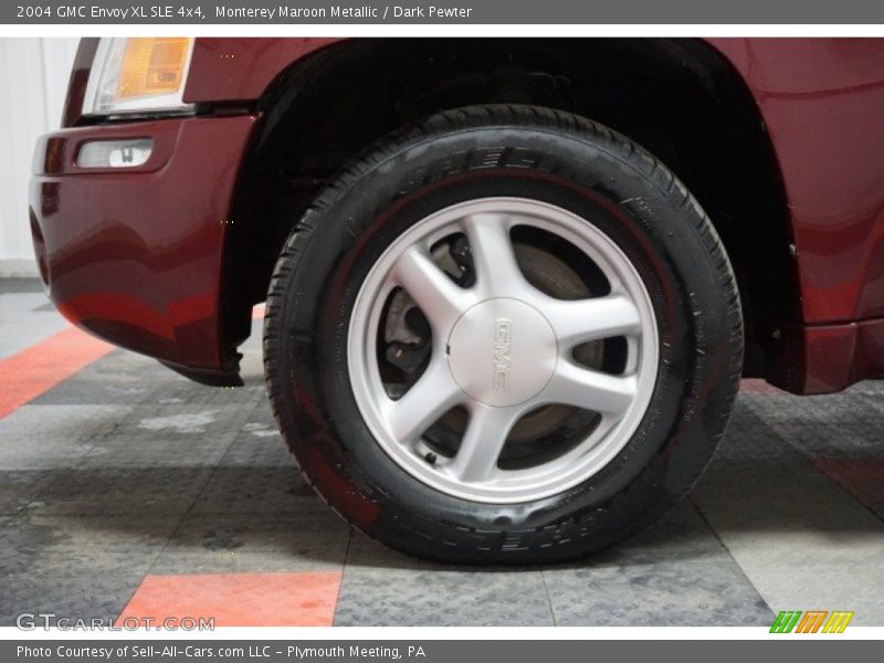 Monterey Maroon Metallic / Dark Pewter 2004 GMC Envoy XL SLE 4x4
