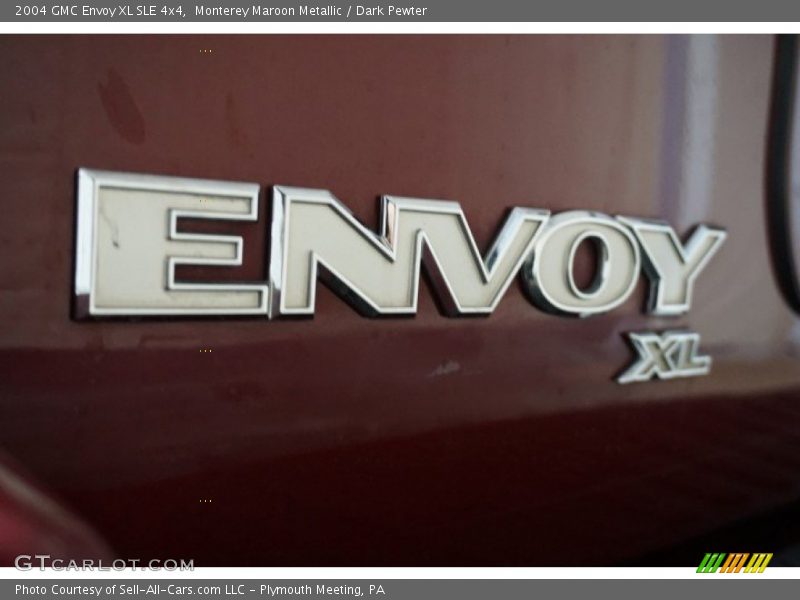 Monterey Maroon Metallic / Dark Pewter 2004 GMC Envoy XL SLE 4x4