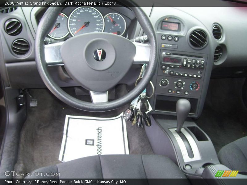 Dark Mocha Metallic / Ebony 2008 Pontiac Grand Prix Sedan
