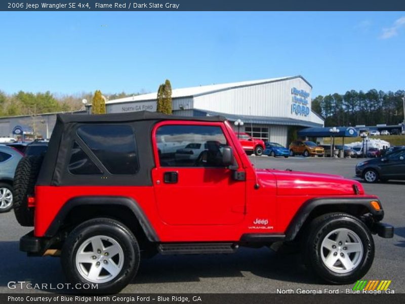 Flame Red / Dark Slate Gray 2006 Jeep Wrangler SE 4x4