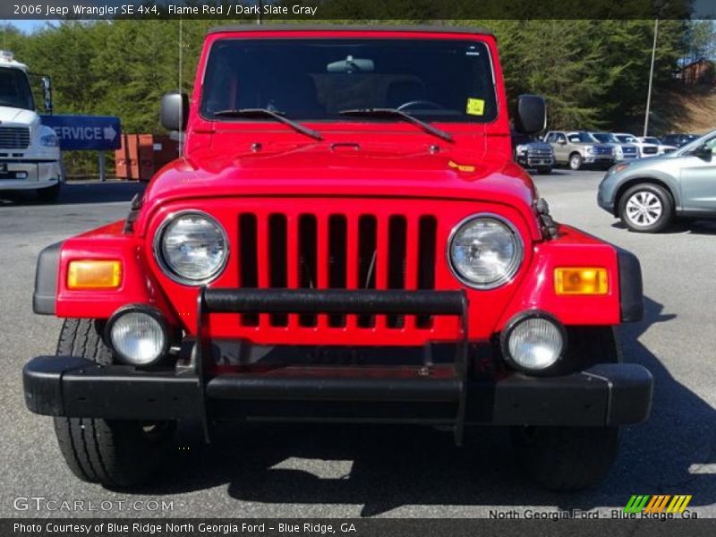 Flame Red / Dark Slate Gray 2006 Jeep Wrangler SE 4x4
