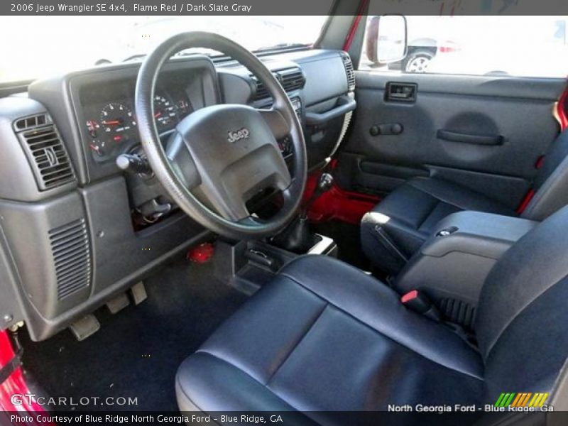 Flame Red / Dark Slate Gray 2006 Jeep Wrangler SE 4x4