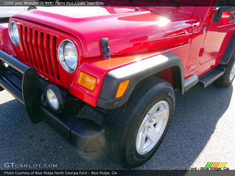 Flame Red / Dark Slate Gray 2006 Jeep Wrangler SE 4x4