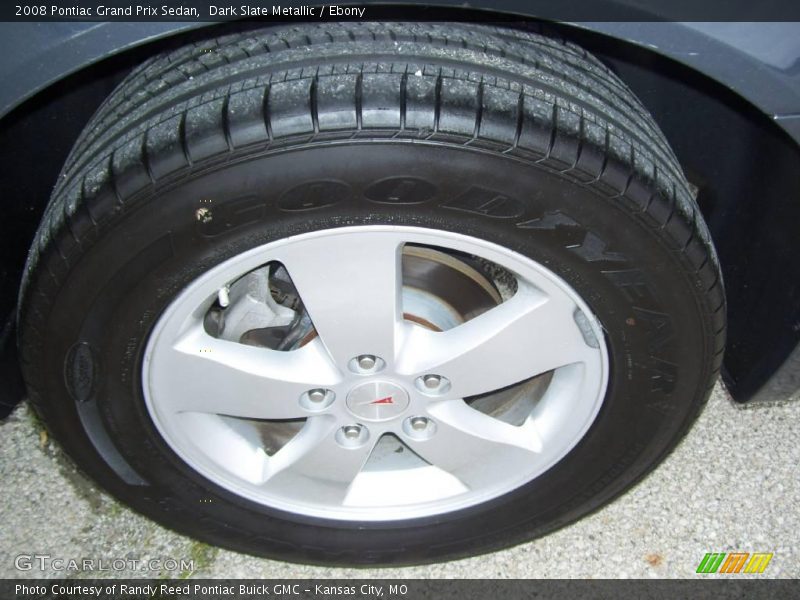 Dark Slate Metallic / Ebony 2008 Pontiac Grand Prix Sedan