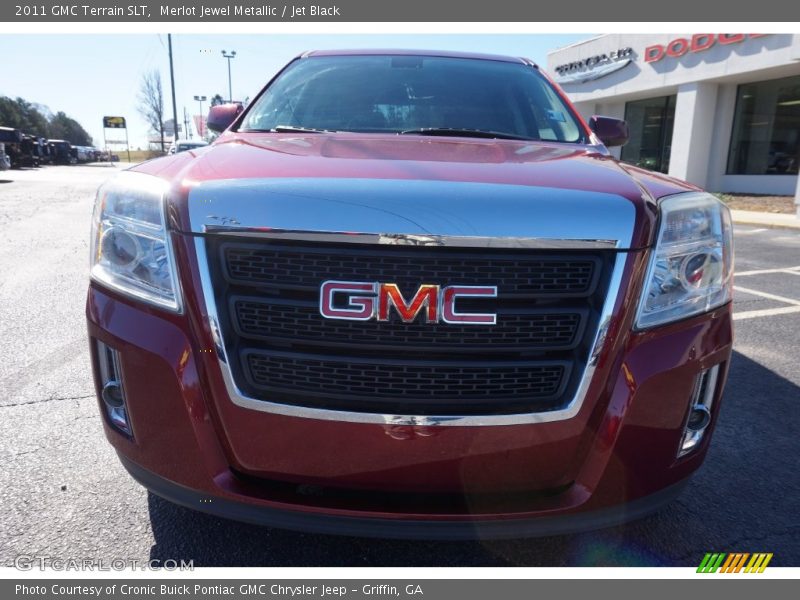 Merlot Jewel Metallic / Jet Black 2011 GMC Terrain SLT