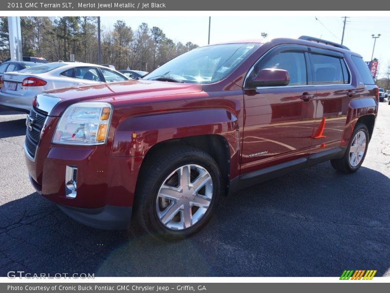 Merlot Jewel Metallic / Jet Black 2011 GMC Terrain SLT