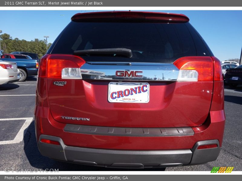 Merlot Jewel Metallic / Jet Black 2011 GMC Terrain SLT