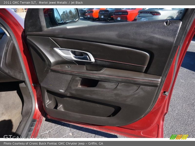 Merlot Jewel Metallic / Jet Black 2011 GMC Terrain SLT