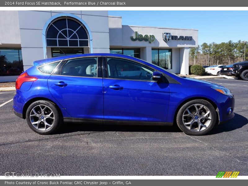Performance Blue / Charcoal Black 2014 Ford Focus SE Hatchback