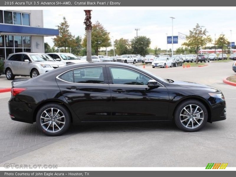 Crystal Black Pearl / Ebony 2016 Acura TLX 3.5 Advance SH-AWD