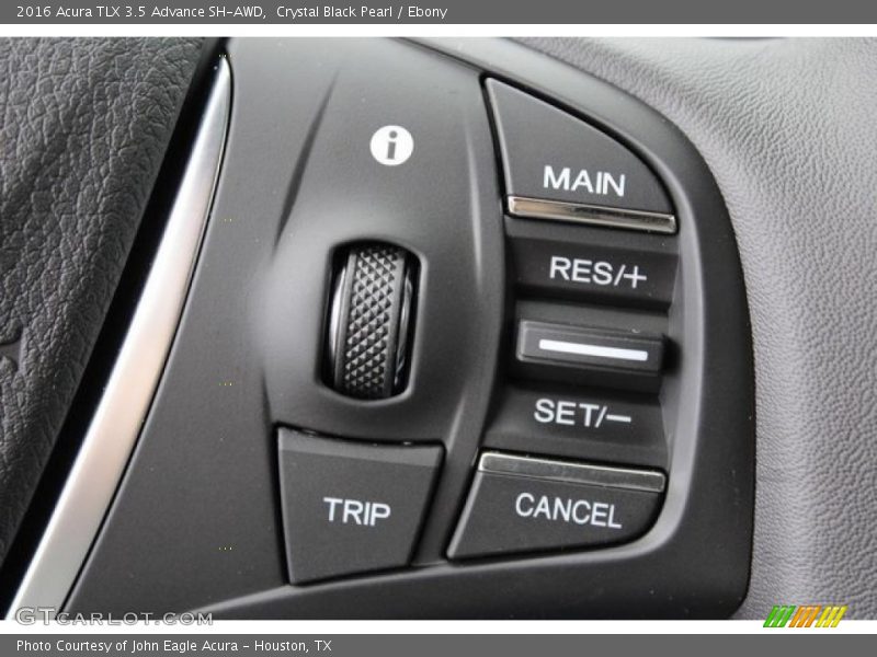 Crystal Black Pearl / Ebony 2016 Acura TLX 3.5 Advance SH-AWD