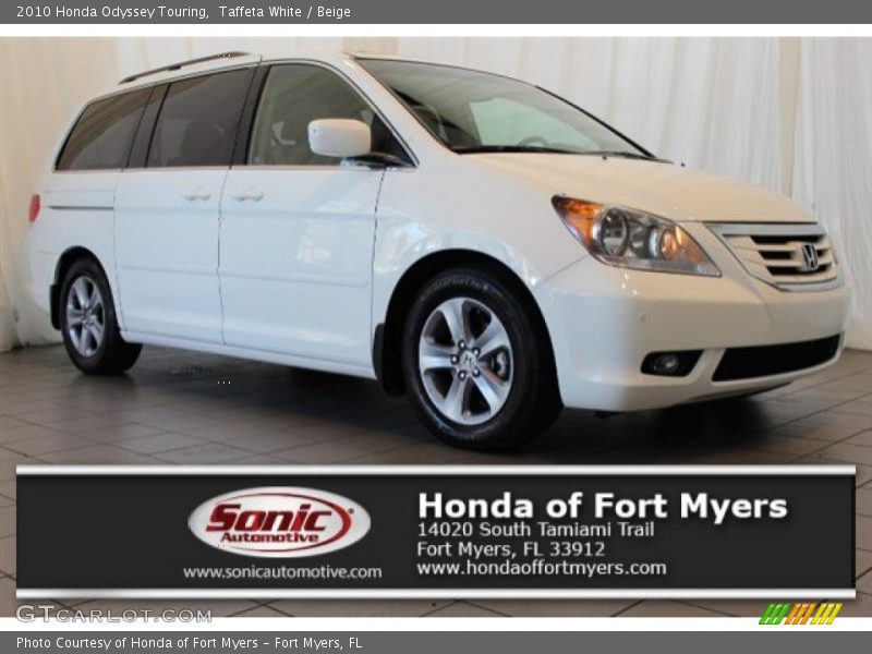 Taffeta White / Beige 2010 Honda Odyssey Touring