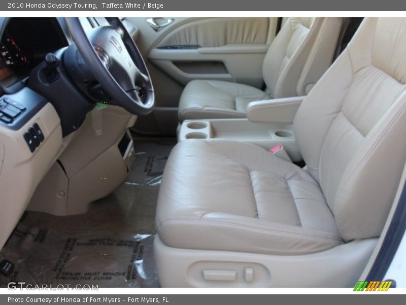 Taffeta White / Beige 2010 Honda Odyssey Touring
