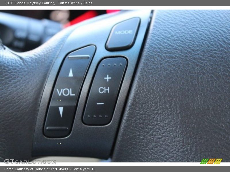 Taffeta White / Beige 2010 Honda Odyssey Touring