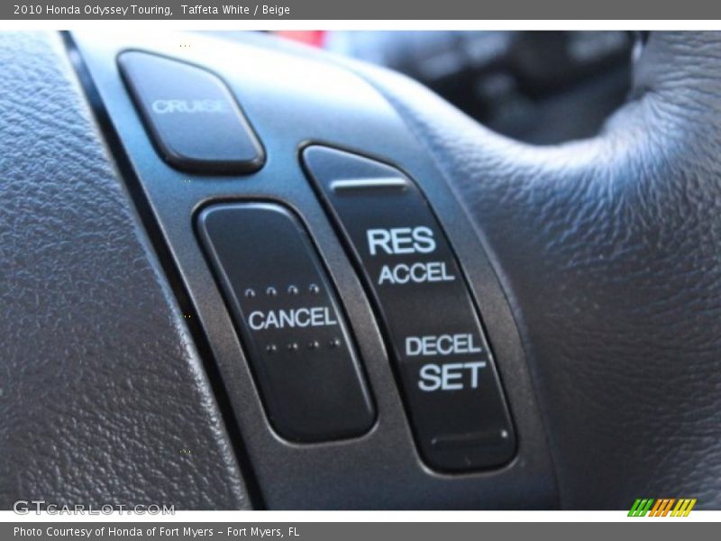 Taffeta White / Beige 2010 Honda Odyssey Touring