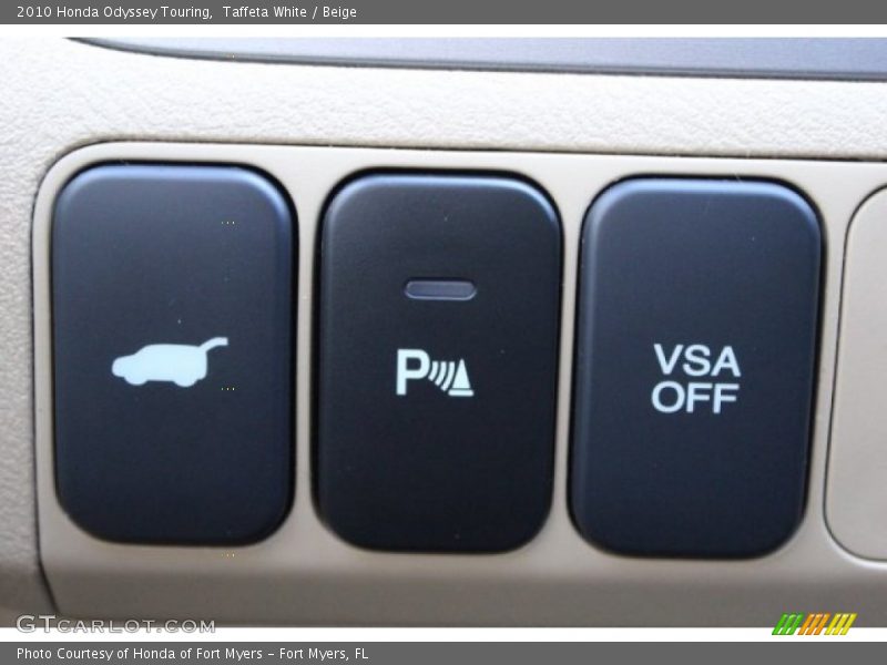 Taffeta White / Beige 2010 Honda Odyssey Touring