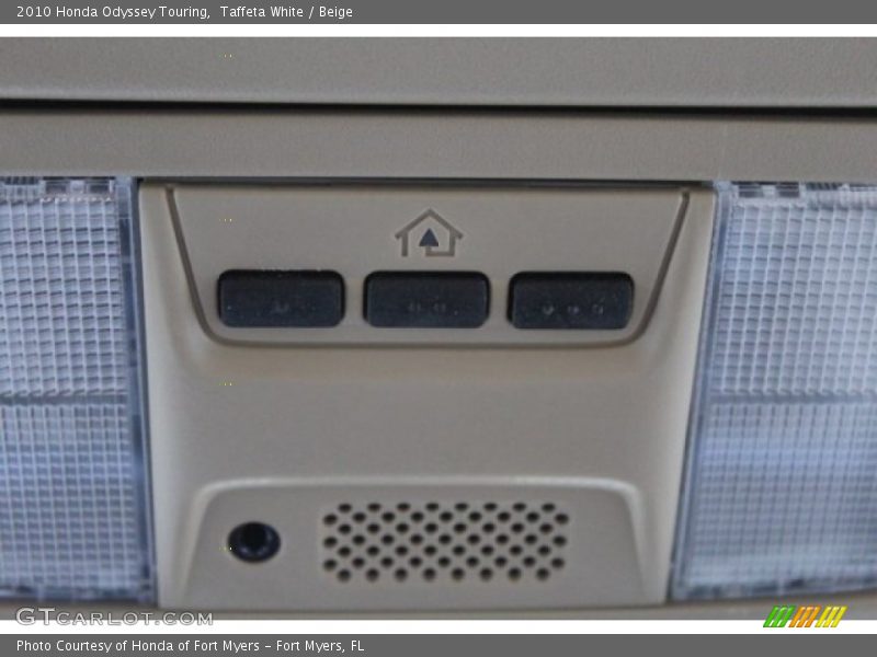 Taffeta White / Beige 2010 Honda Odyssey Touring
