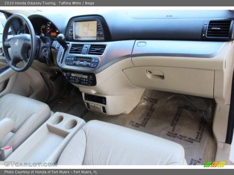 Taffeta White / Beige 2010 Honda Odyssey Touring