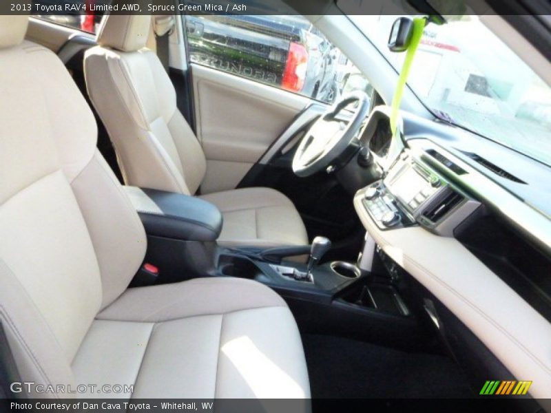 Spruce Green Mica / Ash 2013 Toyota RAV4 Limited AWD