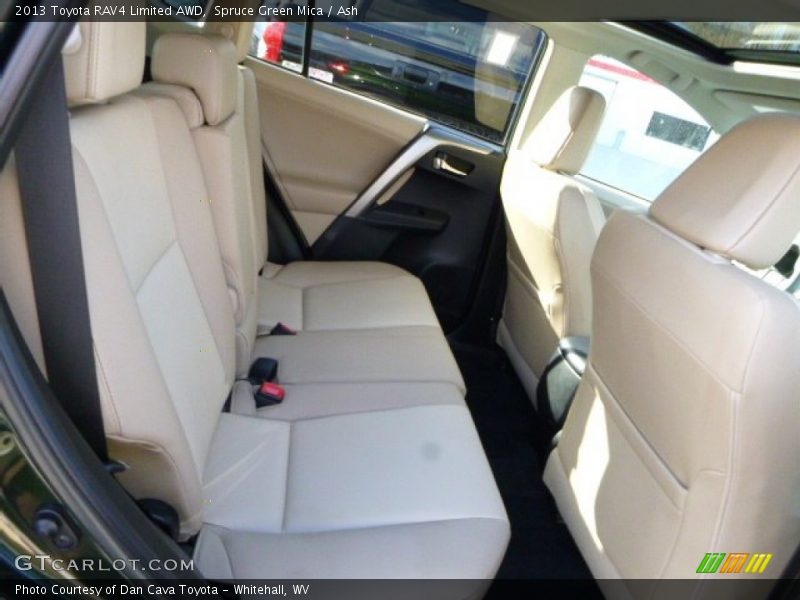 Spruce Green Mica / Ash 2013 Toyota RAV4 Limited AWD