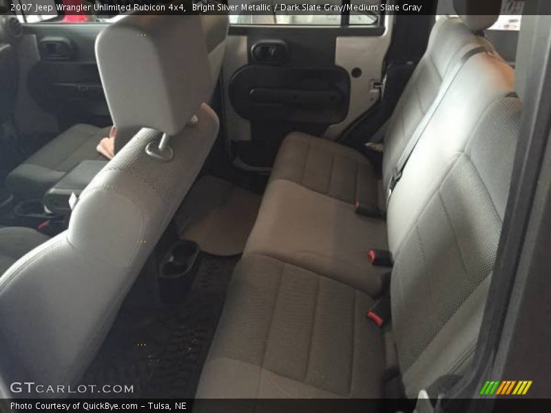 Bright Silver Metallic / Dark Slate Gray/Medium Slate Gray 2007 Jeep Wrangler Unlimited Rubicon 4x4
