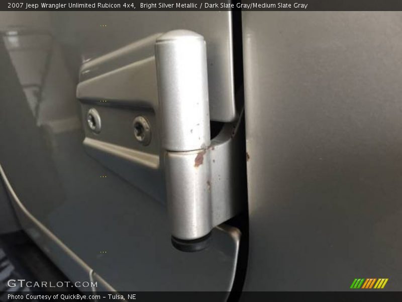Bright Silver Metallic / Dark Slate Gray/Medium Slate Gray 2007 Jeep Wrangler Unlimited Rubicon 4x4
