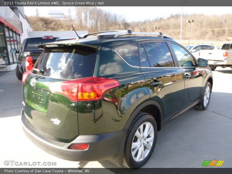 Spruce Green Mica / Ash 2013 Toyota RAV4 Limited AWD