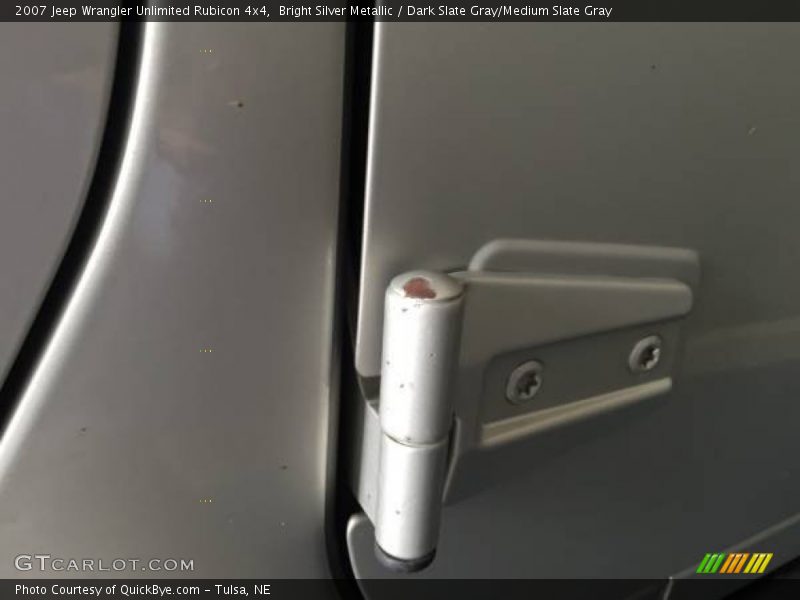 Bright Silver Metallic / Dark Slate Gray/Medium Slate Gray 2007 Jeep Wrangler Unlimited Rubicon 4x4