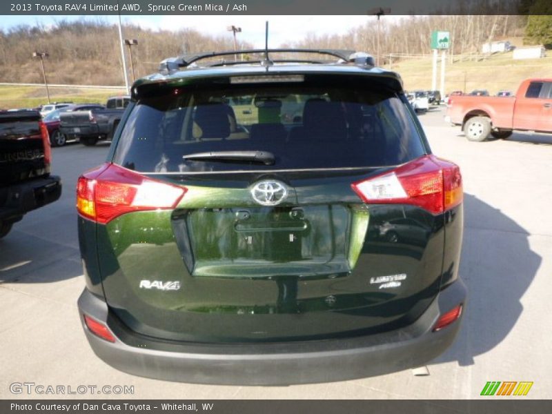 Spruce Green Mica / Ash 2013 Toyota RAV4 Limited AWD