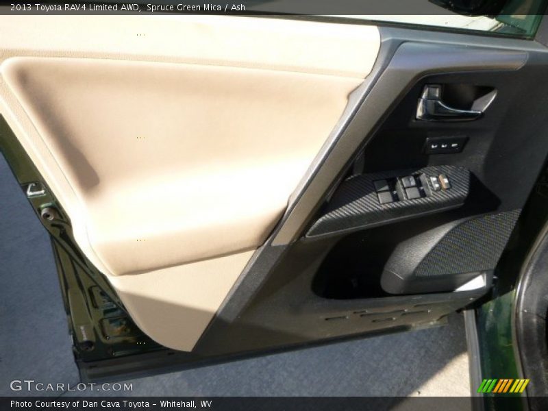 Spruce Green Mica / Ash 2013 Toyota RAV4 Limited AWD