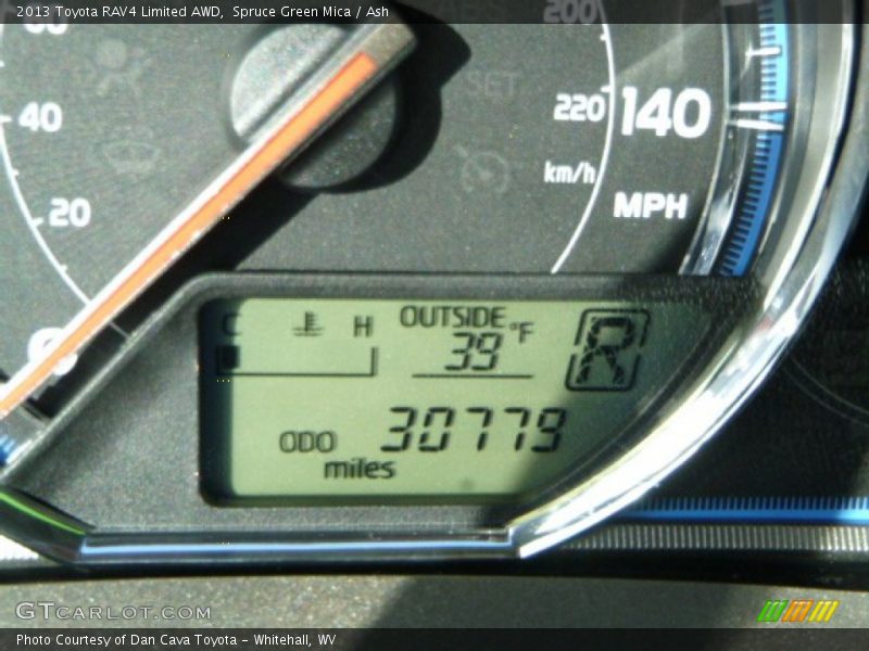 Spruce Green Mica / Ash 2013 Toyota RAV4 Limited AWD