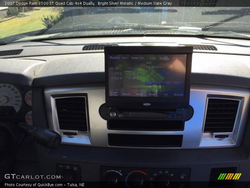 Bright Silver Metallic / Medium Slate Gray 2007 Dodge Ram 3500 ST Quad Cab 4x4 Dually