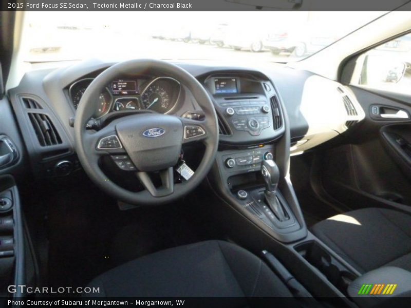 Tectonic Metallic / Charcoal Black 2015 Ford Focus SE Sedan