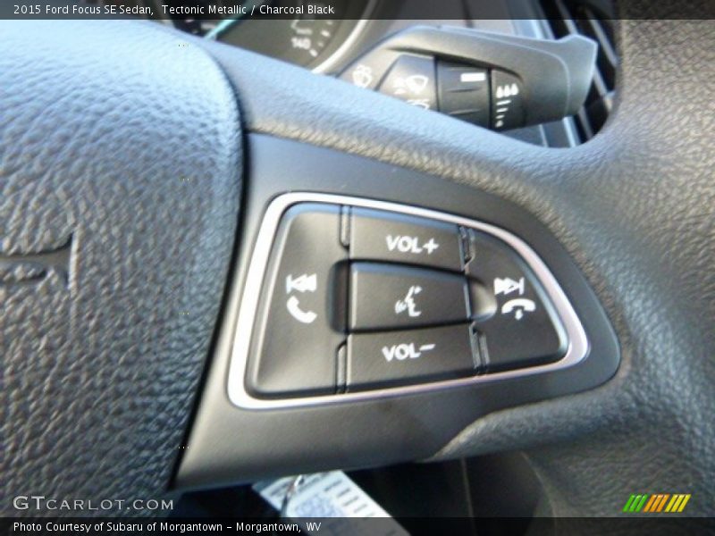 Tectonic Metallic / Charcoal Black 2015 Ford Focus SE Sedan