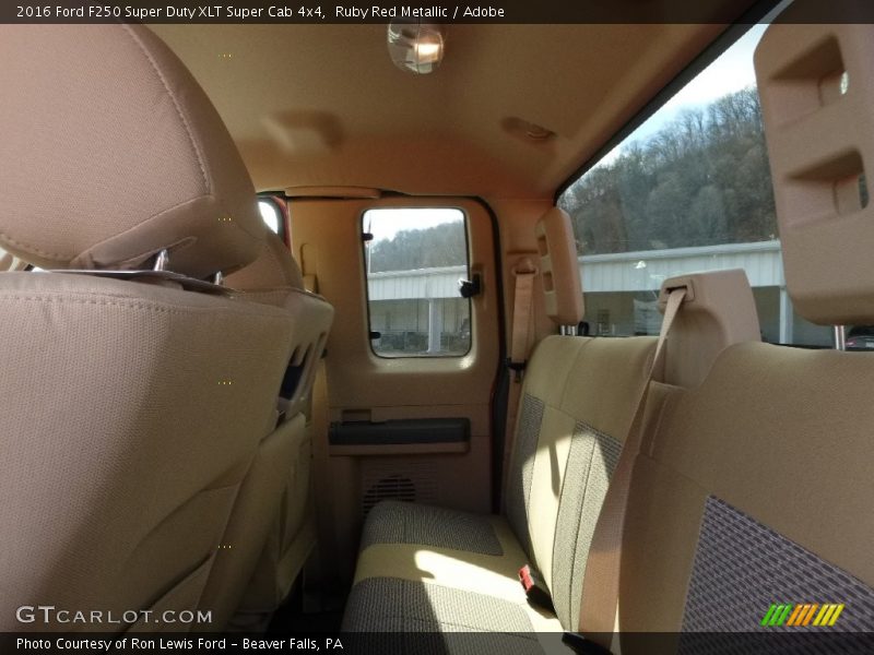 Ruby Red Metallic / Adobe 2016 Ford F250 Super Duty XLT Super Cab 4x4