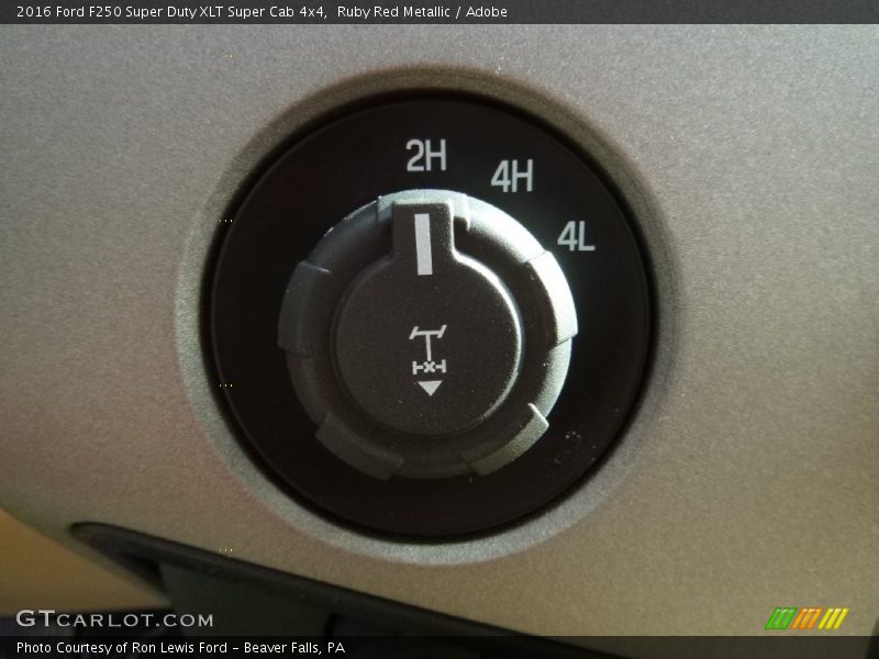 Ruby Red Metallic / Adobe 2016 Ford F250 Super Duty XLT Super Cab 4x4
