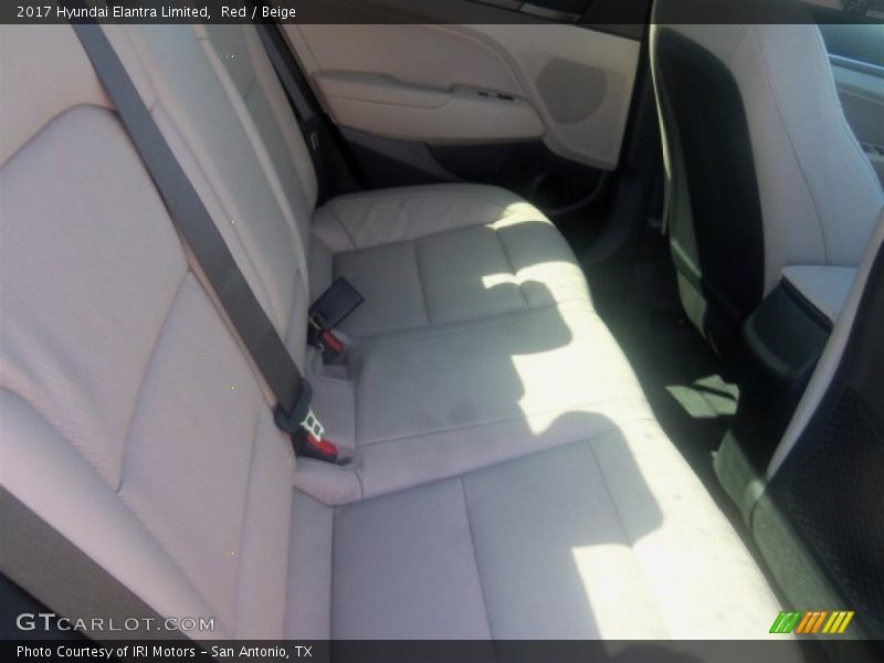 Red / Beige 2017 Hyundai Elantra Limited