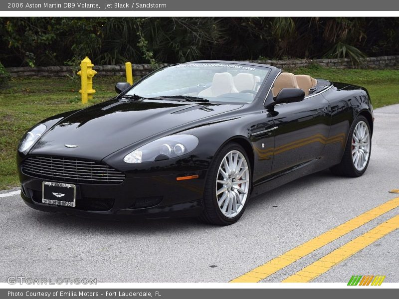 Jet Black / Sandstorm 2006 Aston Martin DB9 Volante