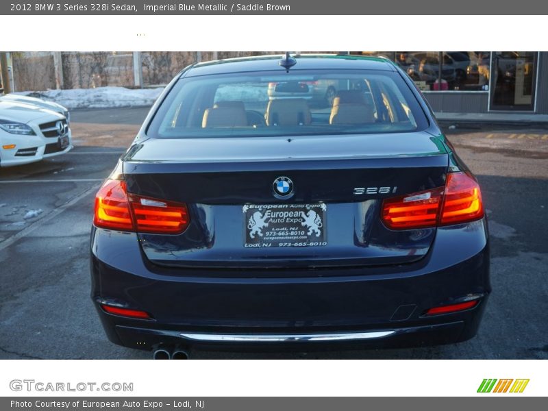 Imperial Blue Metallic / Saddle Brown 2012 BMW 3 Series 328i Sedan