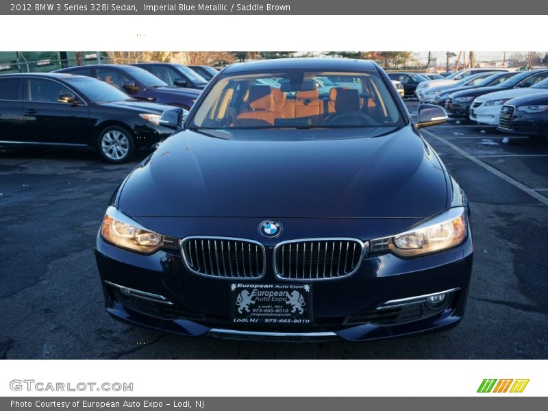 Imperial Blue Metallic / Saddle Brown 2012 BMW 3 Series 328i Sedan