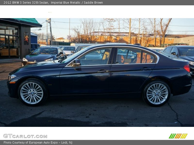 Imperial Blue Metallic / Saddle Brown 2012 BMW 3 Series 328i Sedan