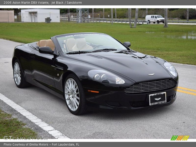 Jet Black / Sandstorm 2006 Aston Martin DB9 Volante