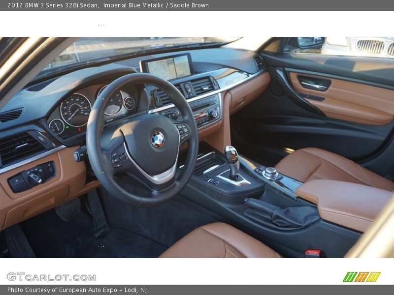 Imperial Blue Metallic / Saddle Brown 2012 BMW 3 Series 328i Sedan