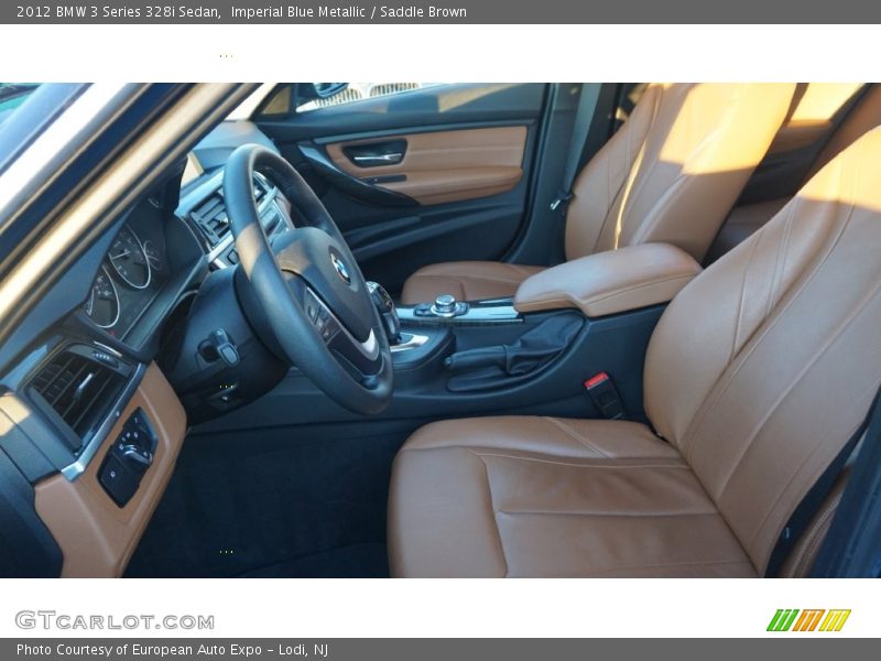 Imperial Blue Metallic / Saddle Brown 2012 BMW 3 Series 328i Sedan