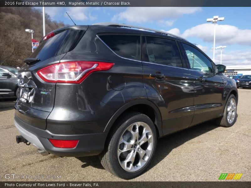 Magnetic Metallic / Charcoal Black 2016 Ford Escape Titanium 4WD
